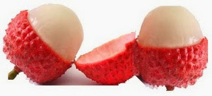 The Lychee Fruit, note the texture and colour The Lychee Fruit, note the texture and colour