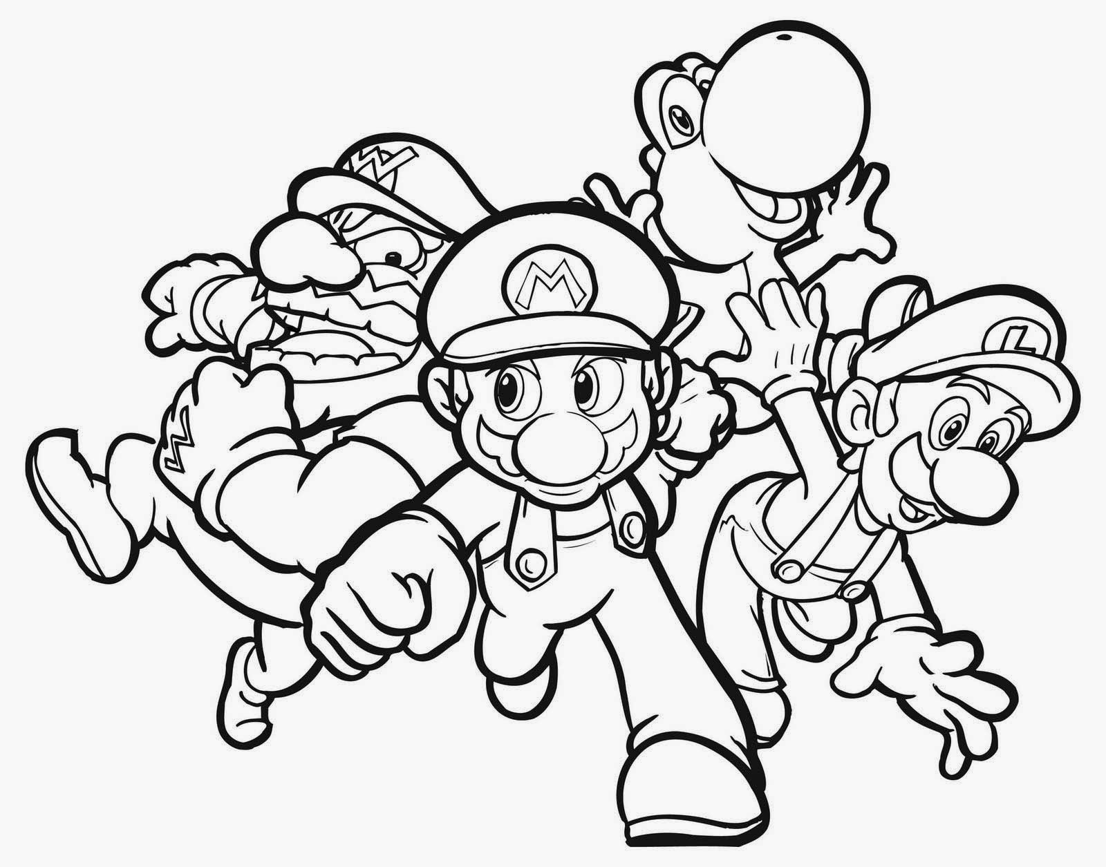 Coloring Pages: Mario Coloring Pages Free and Printable