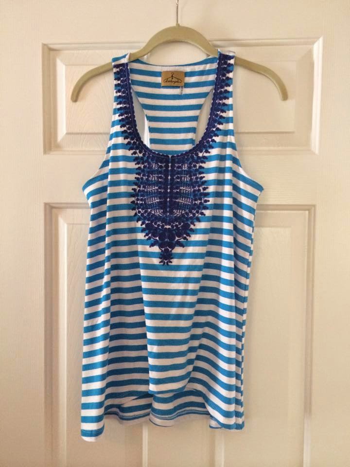 Polka Dot Skies: Stitch Fix Review #3 The Perfect Summer Top!