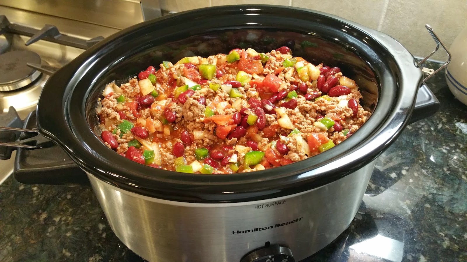 CROWDED KITCHEN Slow Cooker Spicy Chili
