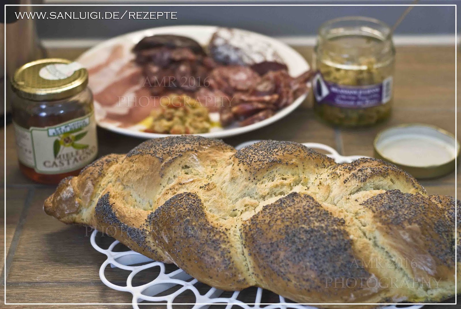 Kochen mit San Luigi: Honig- Mohn- Brot Kochen mit San Luigi: Honig- Mohn- Brot