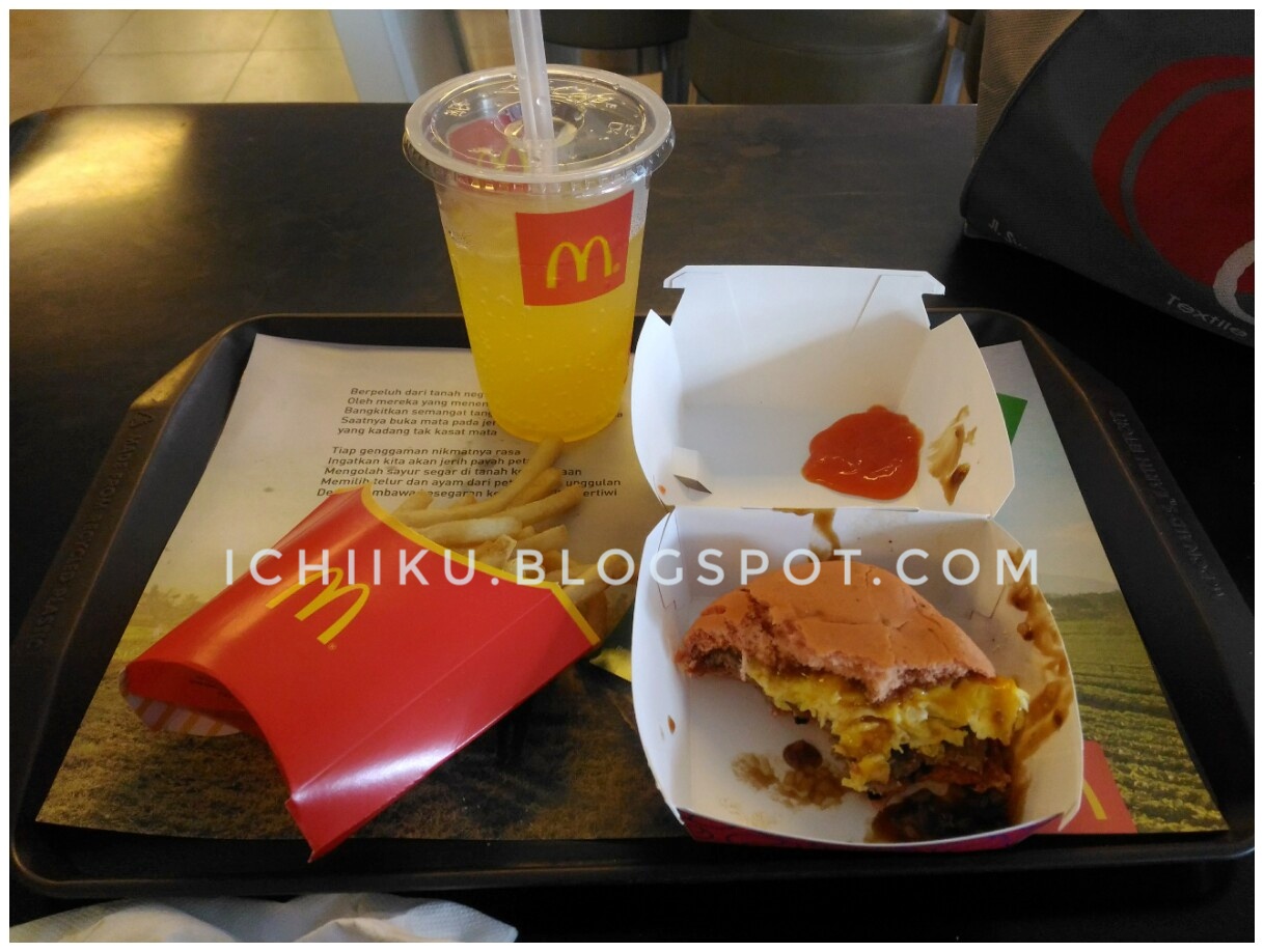 [REVIEW] Spicy Bulgogi with Egg Burger McDonald ~ Pejalan Kaki