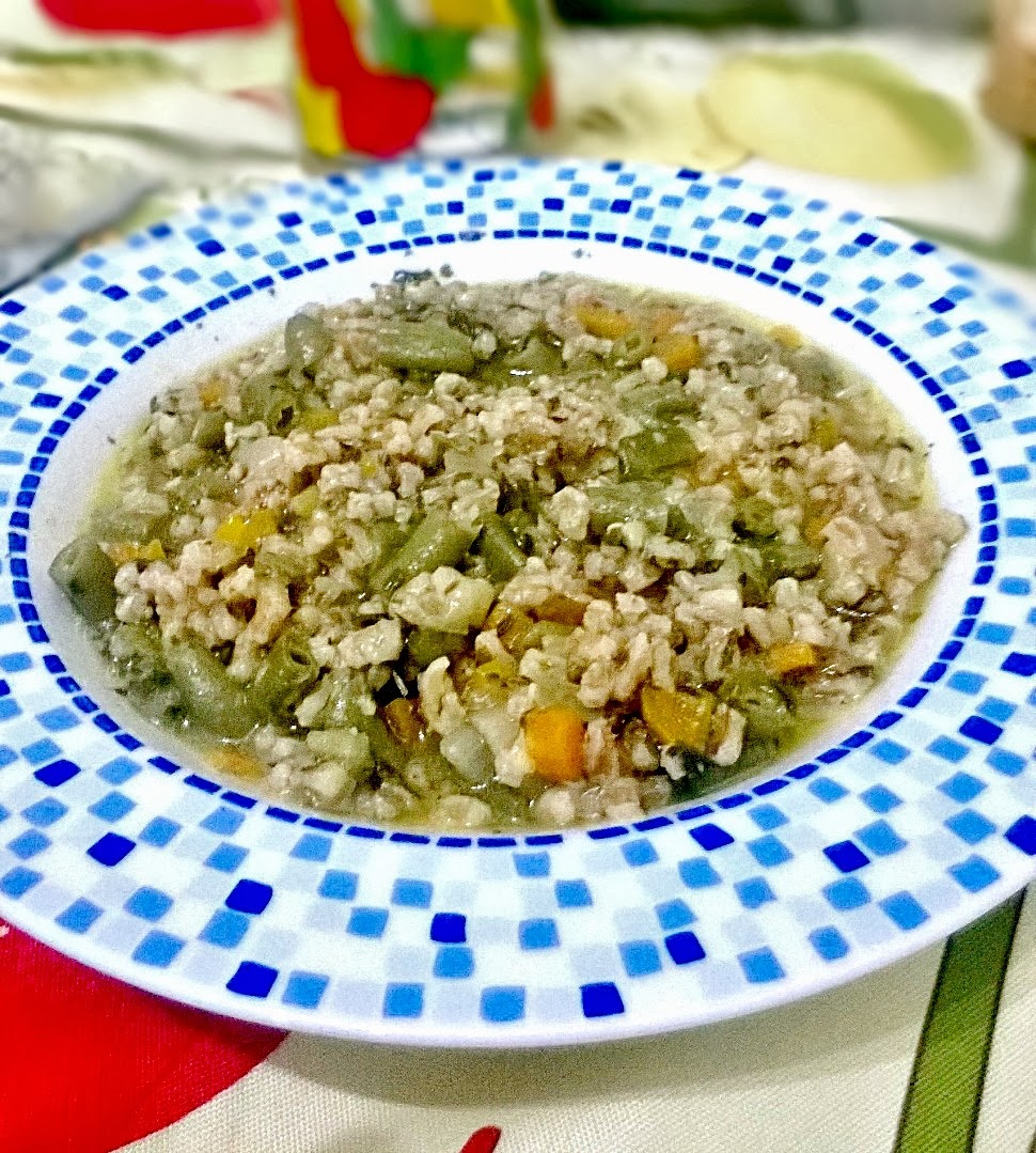 zuppa di farro e verdure