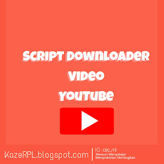 [PHP] Script Downloader Video Youtube