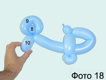 Машинка из шариков колбасок
