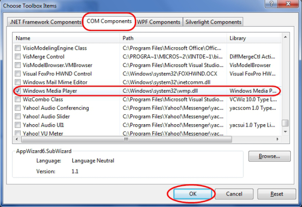 Name components name