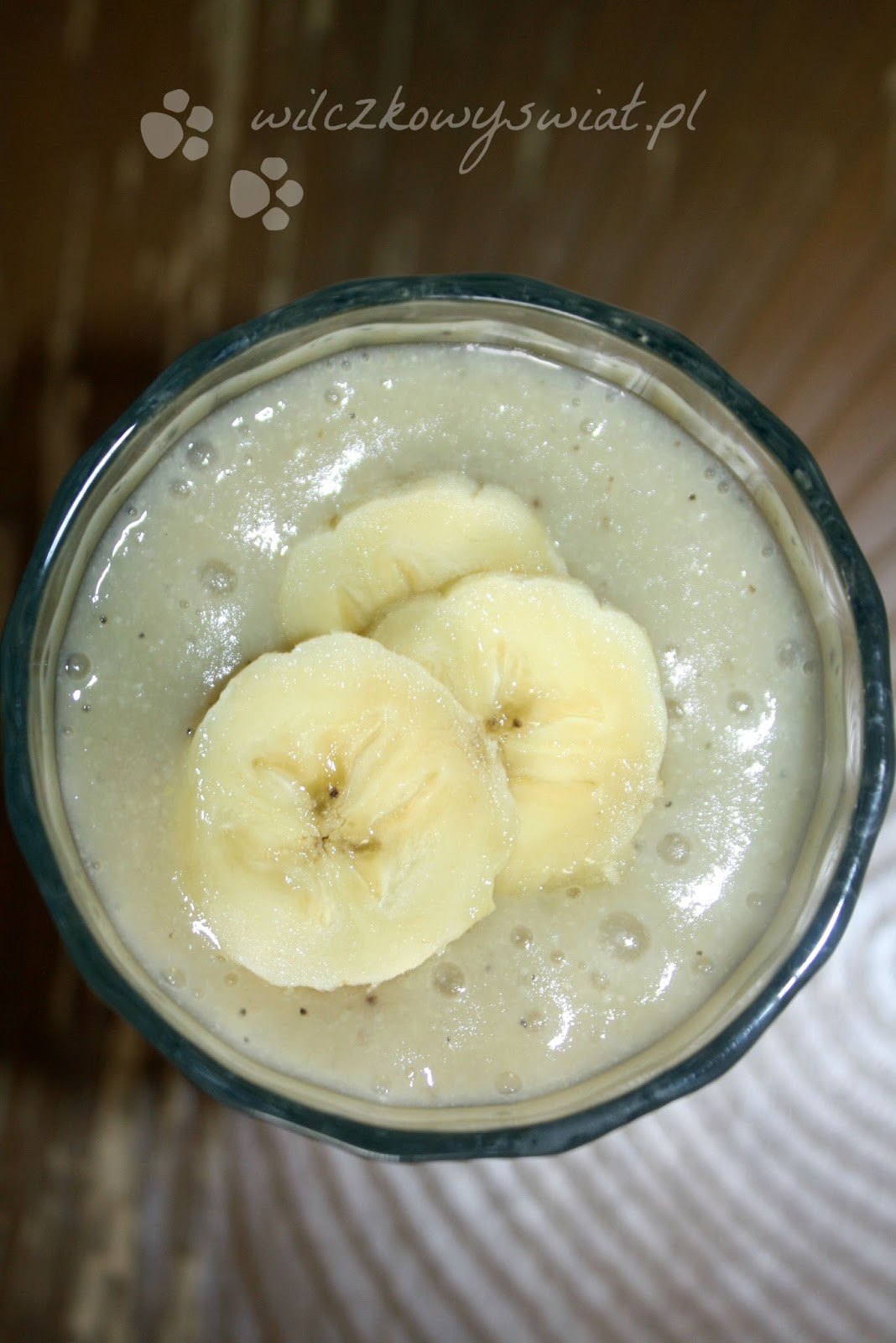 Koktajl jaglany z bananem i miodem Wilczkowy Świat