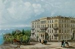 H. F. Leuthold: Hôtel Baur au Lac, um 1850