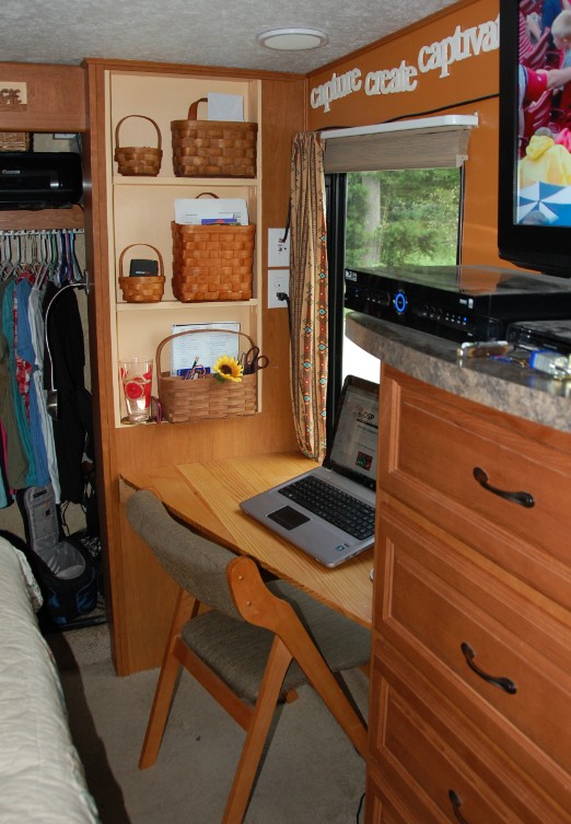 New shelves in the RV