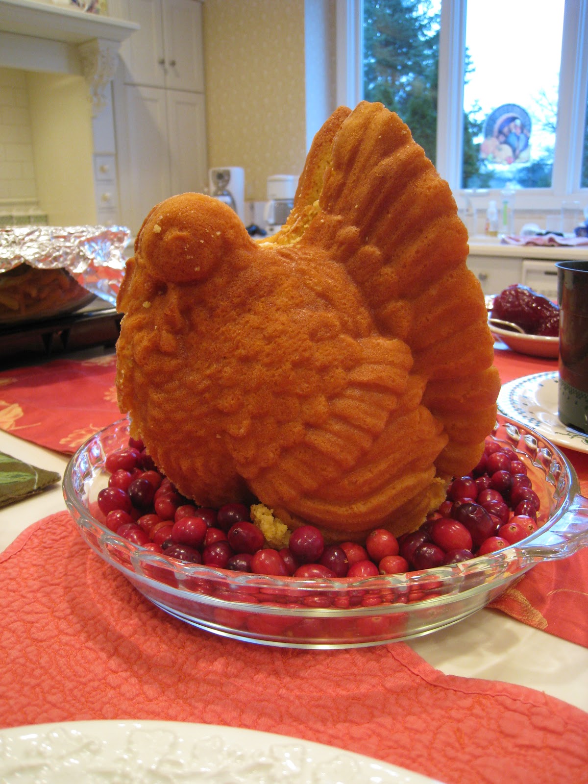 Moments of Delight...Anne Reeves Turkey Cake Pan by Nordic Ware