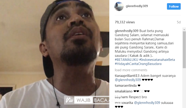 Penyanyi Non Muslim, Glenn Fredly Lantunkan Salawat Nabi, Begini Reaksi Netizen