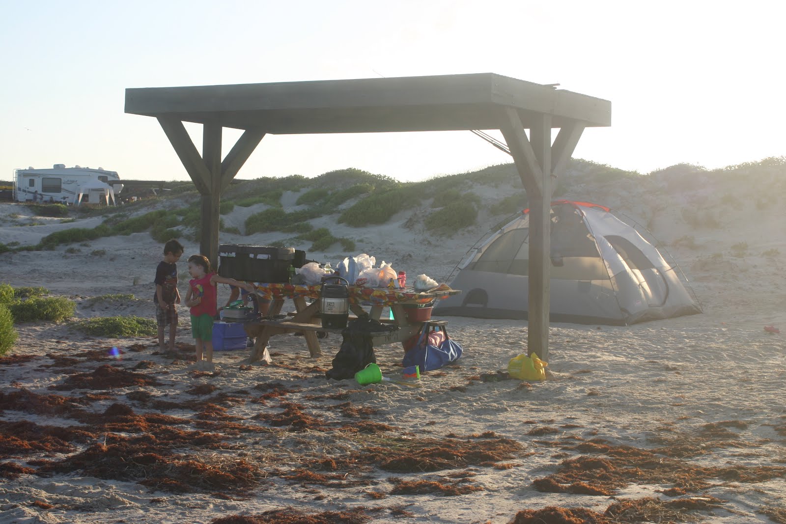Happy Campers Padre Island National Seashore