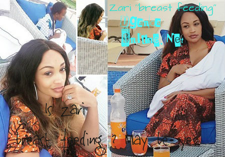 Zari Shares First 'Breastfeeding' Picture....Must See