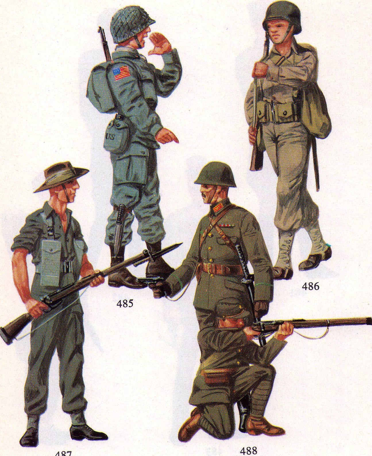 Divisa Inglese Seconda Guerra Mondiale Asi Veian Los Soldados De La Wehrmacht A Sus Aliados