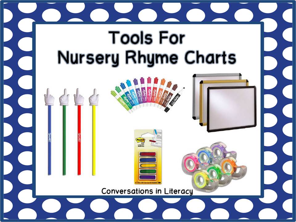 Conversations in Literacy: Nursery Rhymes- Charts and Tools