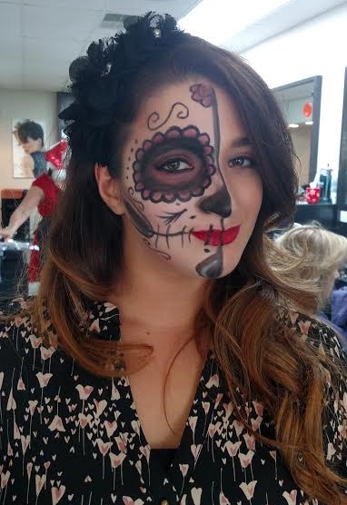 sugar skull makeup