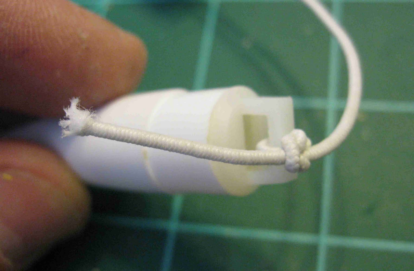 Model Rocket Building Corkscrew 2 Build Part 7 Shock Cord Attachment