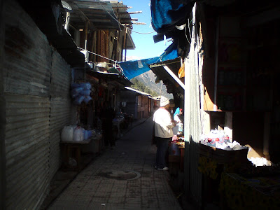 Narrow Lane leading up to the Gangotri temple Char Dham
