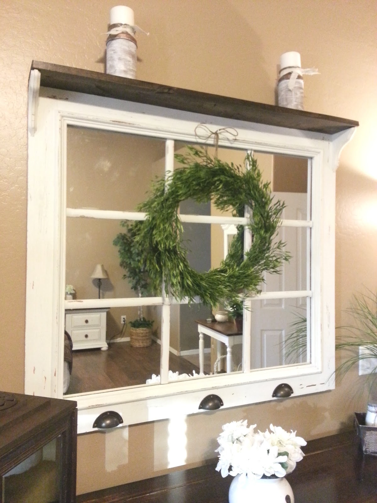 Just Add Some Java DIY Window Pane Mirror