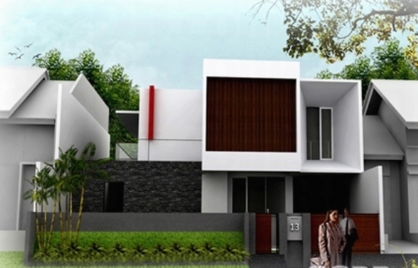 Desain Rumah Dot: Fasad Rumah Minimalis Modern