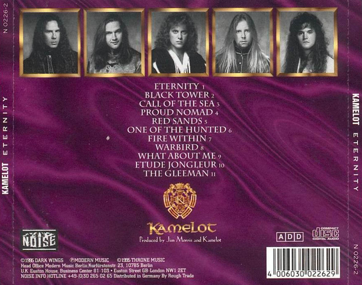 Eternal eternal album. Kamelot Eternity 1995. Kamelot - Dominion. 1995 - Eternity. Camelot группа.