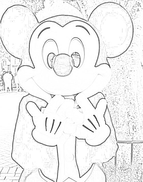 Mickey Mouse at Walt Disney World coloring.filminspector.com