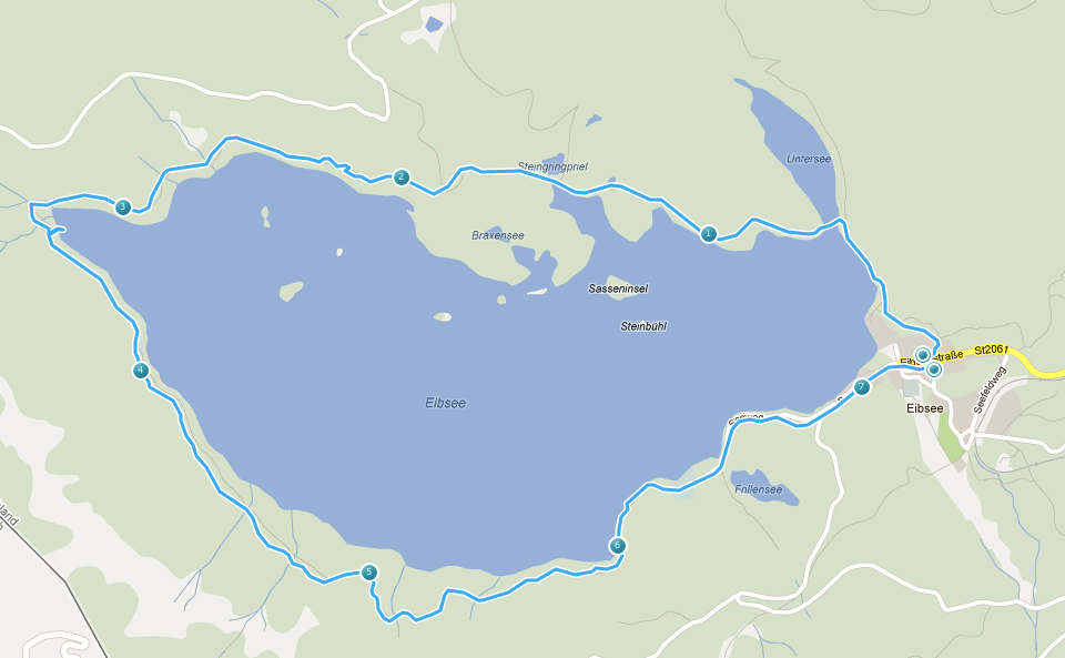 Alpen-Ausflüge mit Kind: Eibsee Rundweg Alpen-Ausflüge mit Kind: Eibsee Rundweg