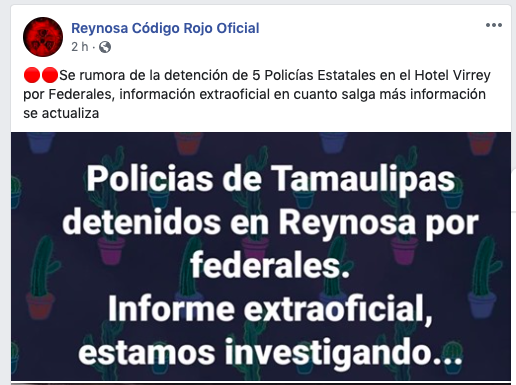 Transciende detención de 5 "POLINEGROS" por Grupos Especiales en MOTEL VIRREY de Reynosa por desapariciones y/o ejecuciones Screen%2BShot%2B2019-05-12%2Bat%2B12.22.04