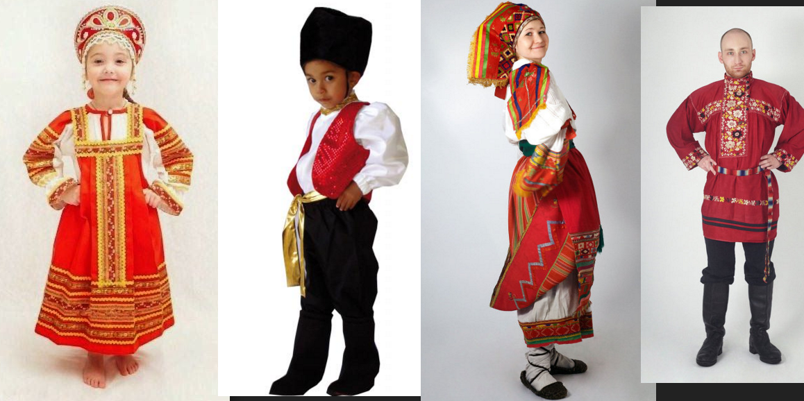 AMBIENTES PARA APRENDER Traje típico Rusia AMBIENTES PARA APRENDER Traje típico Rusia