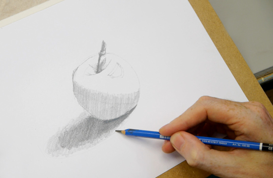 elma resmi nasıl çizilir