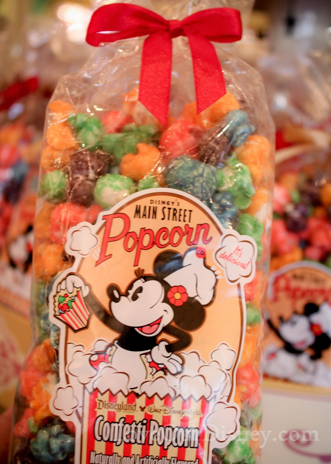So many different types of popcorn at Disneyland's Candy Palace. LoveOurDisney.com