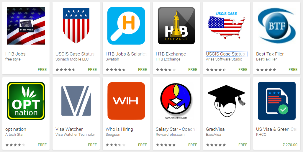 Latest H1B, USCIS Case Status Apps Youth Apps