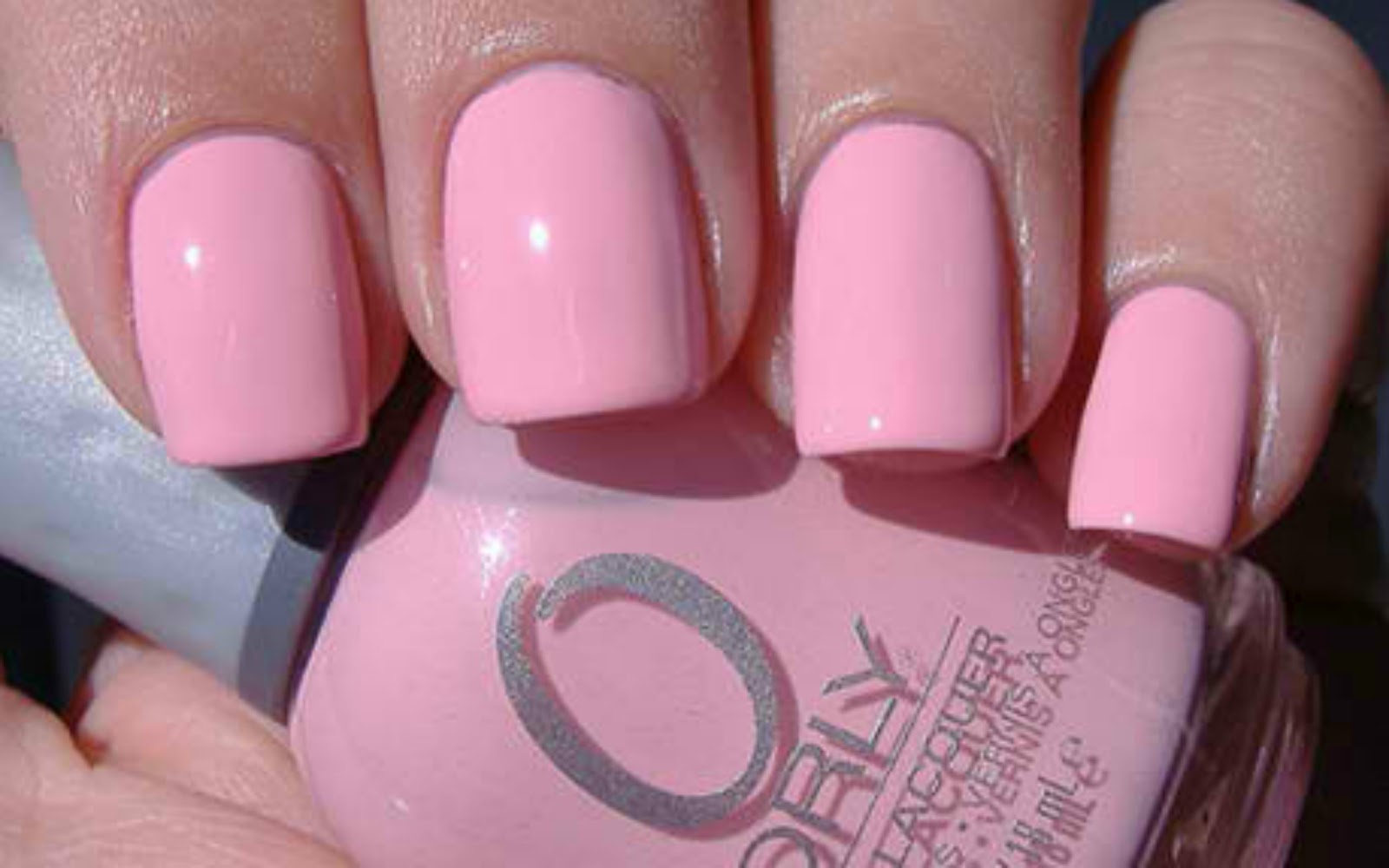 Зефирно розовый цвет лак для ногтей