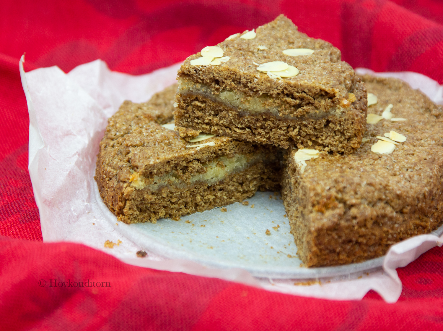 Filled Speculaas Cake