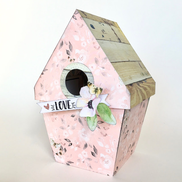 Exploding Birdhouse by Angela Tombari using BoBunny Serendipity Collection Exploding Birdhouse by Angela Tombari using BoBunny Serendipity Collection