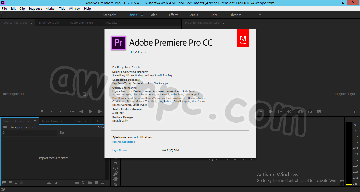 adobe premiere pro cc amtlib dll