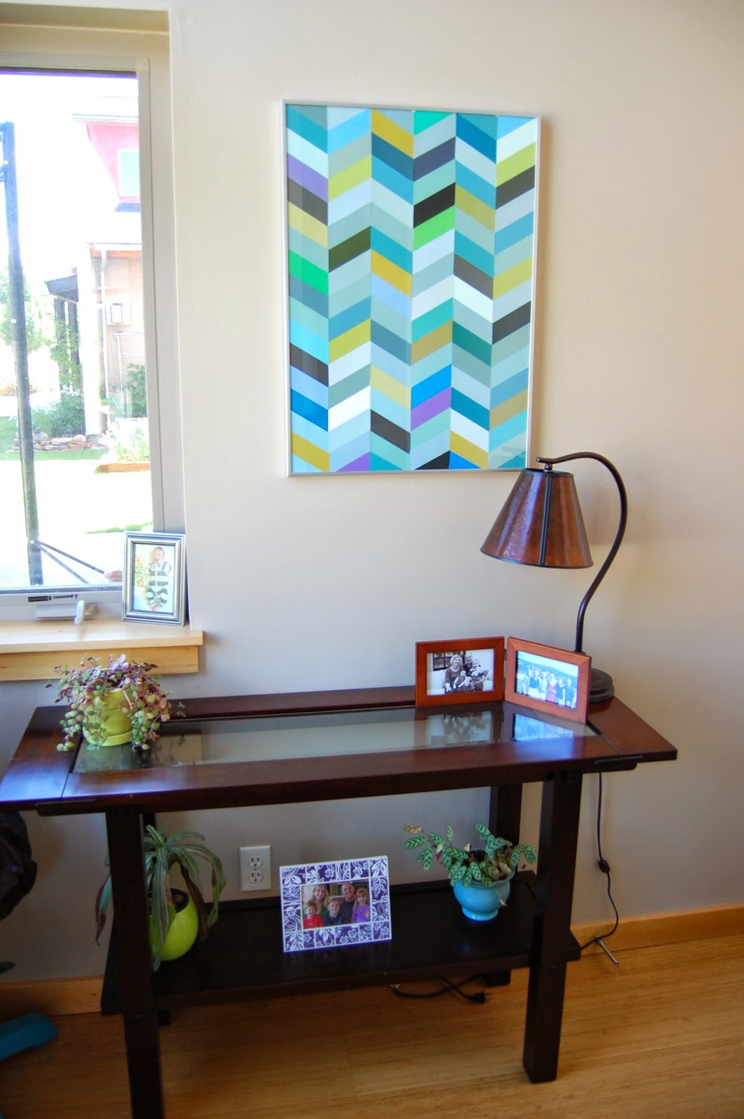 "C" is for Crafty Paint Chip Wall Art