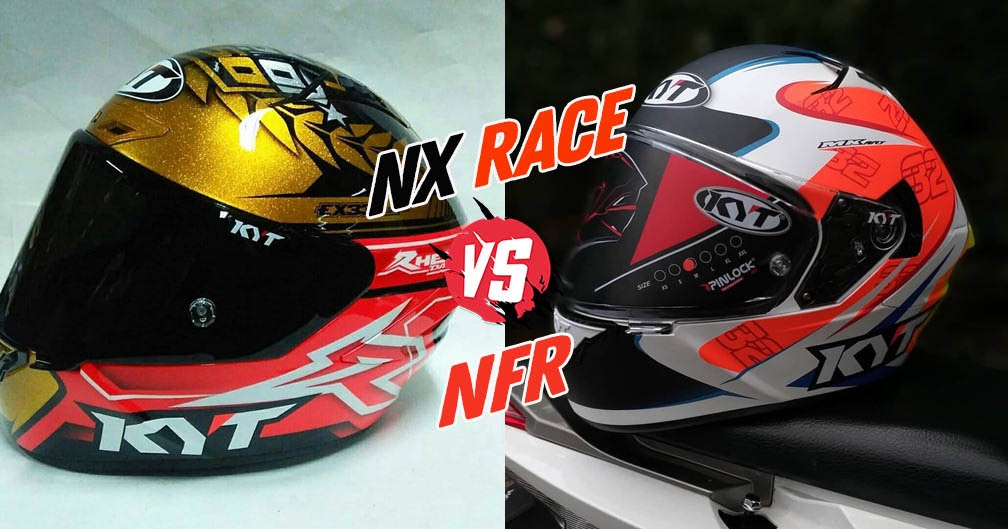 Review Helm KYT NX Race VS KYT NFR, Pilih Mana?