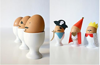 uova sode decorate con carta decorated eggs paper