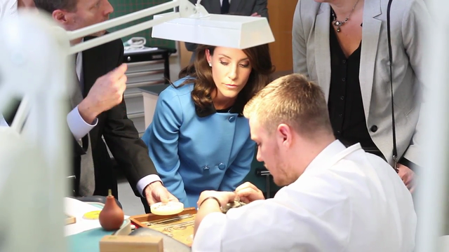 Princess Marie attends Danish Watchmaker School's celebrates 