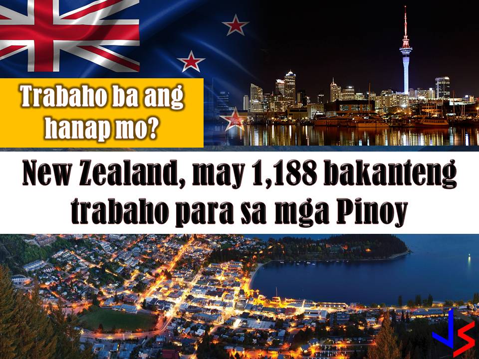 New Zealand is another country hiring for Filipino workers every month. This March 2018 there are 1, 188 vacancies in New Zealand opened for Filipino workers. Jobs included welder, carpenter, painter, driver, machinist and many others. Below is the full list of job orders from the job site or employment site of Philippine Overseas Employment Administration (POEA).  Please reminded that jbsolis.com is not a recruitment agency, all information in this article is taken from POEA job posting sites and being sort out for much easier use.   The contact information of recruitment agencies is also listed. Just click your desired jobs to view the recruiter's info where you can ask a further question and send your application letter. Any transaction entered with the following recruitment agencies is at applicants risk and account.