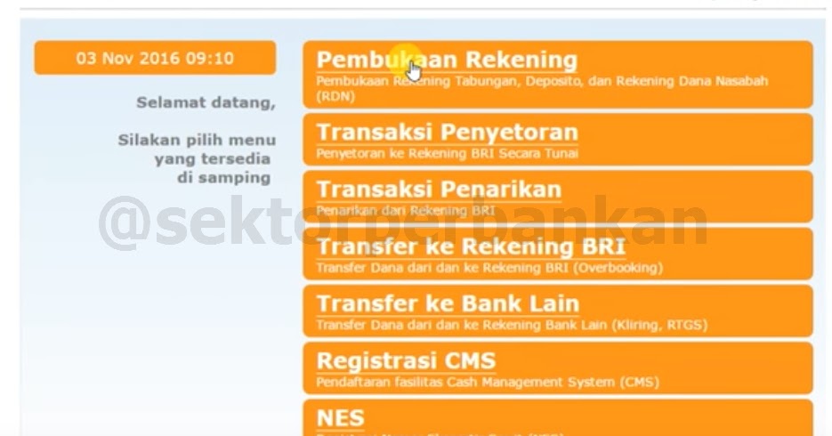 BUKA REKENING BRI ONLINE: CARA BUKA REKENING BRI PALING ...