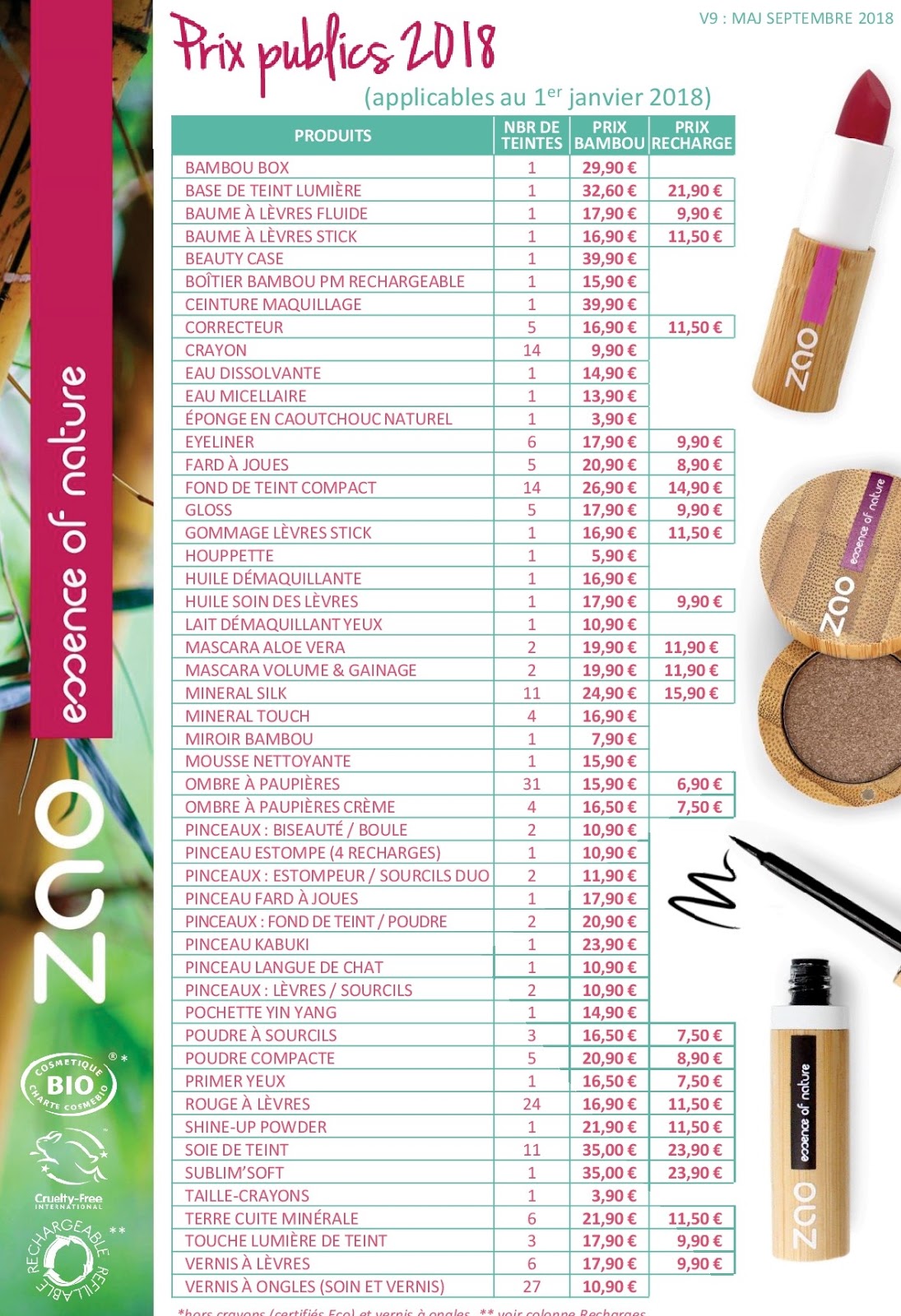 ZAO MAKEUP