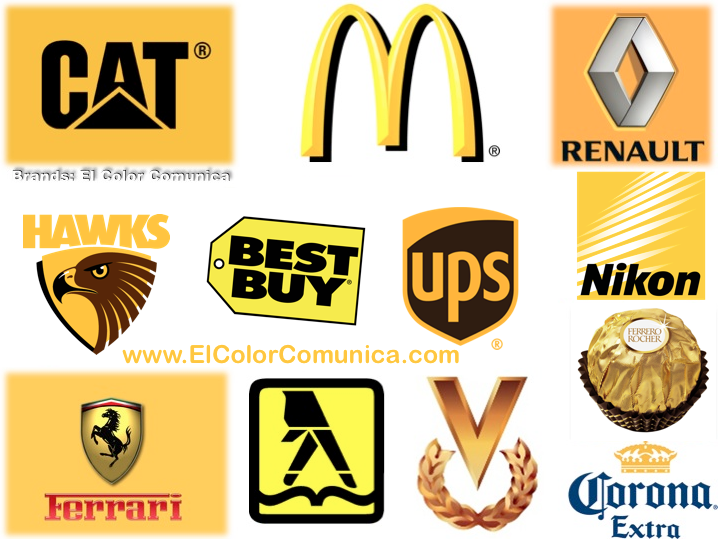 EL COLOR COMUNICA: Significados del Amarillo: imagen, marcas y color  #Branding #Brands @elColorComunica