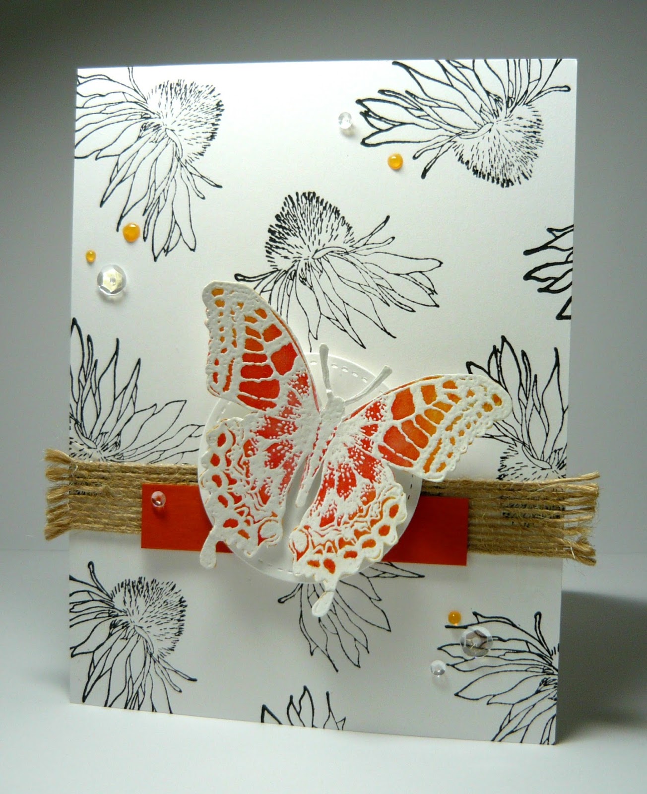 Perry Papercrafts Marmalade Butterfly
