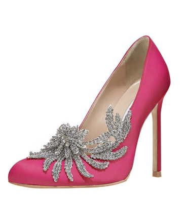 A Pretty Pair to Brighten Up Your Day...Manolo Blahnik Swan Embellished ...