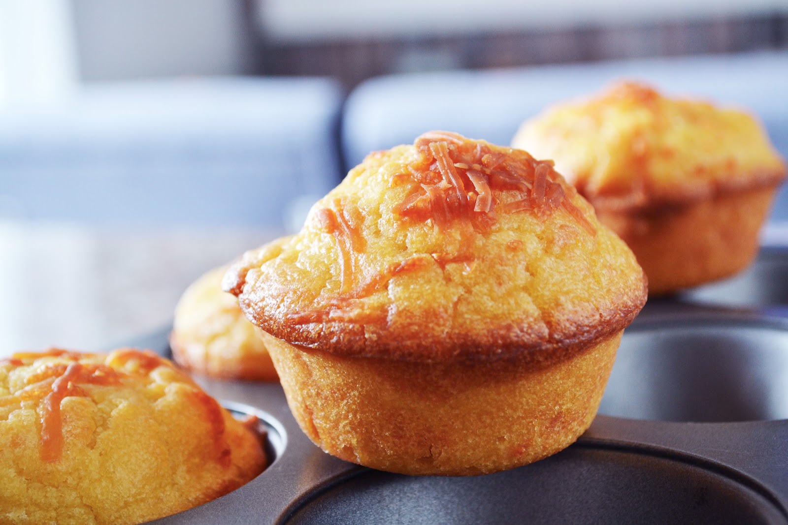 Macadamia & Sal Muffins de queso