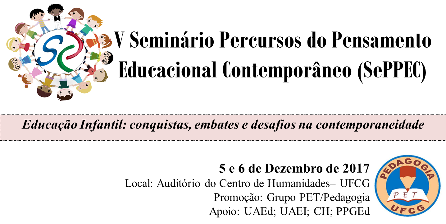 V Seminário Percursos do Pensamento Educacional Contemporâneo (SePPEC)