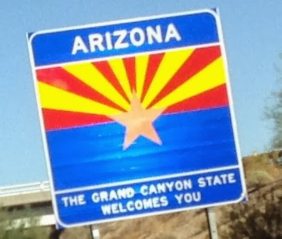Road Trip USA: Goodbye California, Hello Arizona, See ya next time Nevada