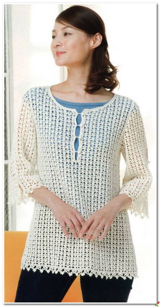 Free Printable Crochet Blouse Patterns With Diagrams